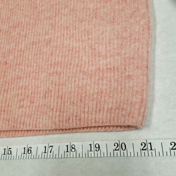 JOHNNY WAS CALME 100% Cashmere Sweater Ribbed Light Pink NWT Size L - Picture 10 of 13